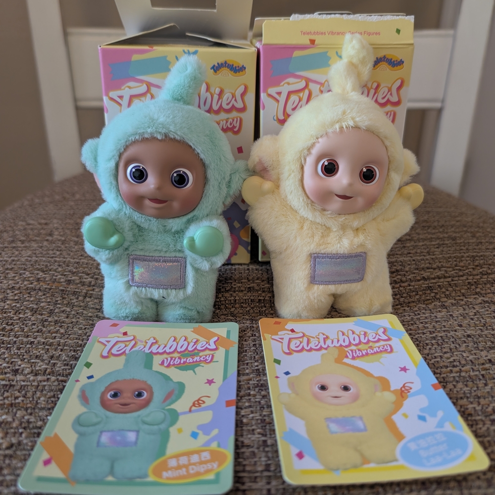 ✅BUNDLE x2✅ Teletubbies Vibrancy Plush Toys - Mint & Butter